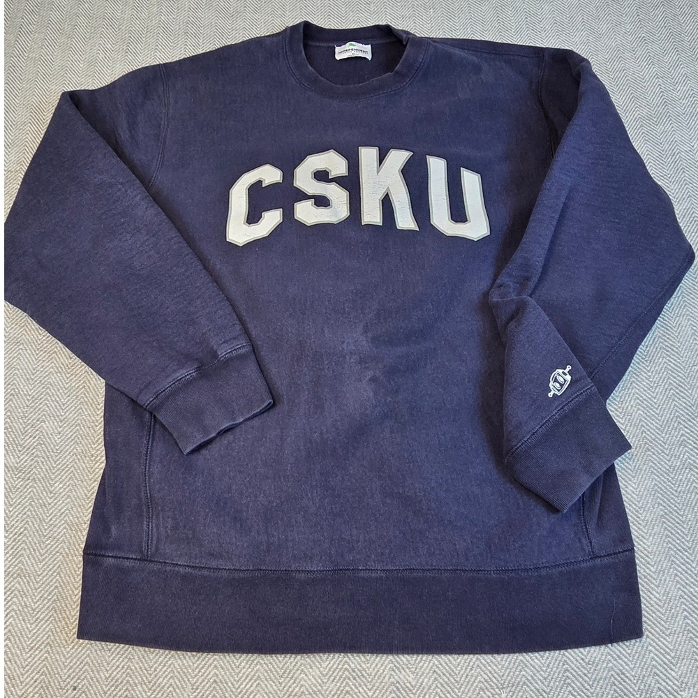 Independent Trading Co CSKU Navy Blue Crewneck Sweatshirt XL Robot Logo Mens